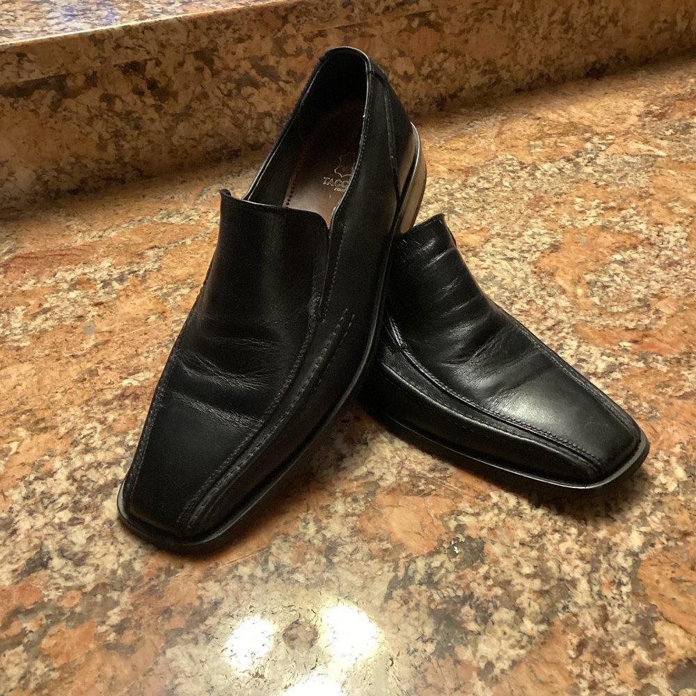 Men's Fumagalli Size 8.5 Black Casual Slip-On Shoes